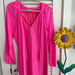 Lilly Pulitzer silk midi dress